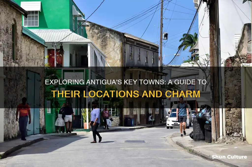 where are the primary towns on antigua