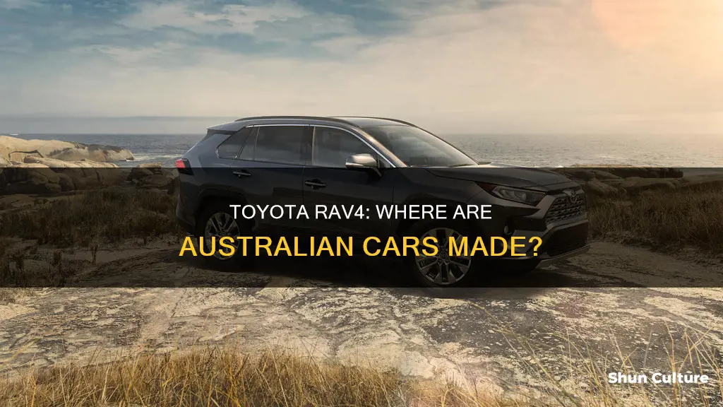 where are toyota rav4 made for australia