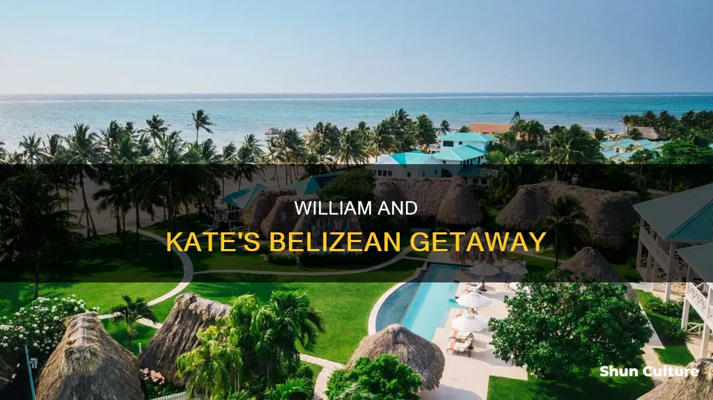 where are william and kate staying in belize