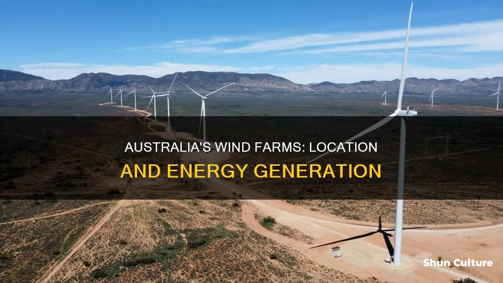 where are wind farms found in australia