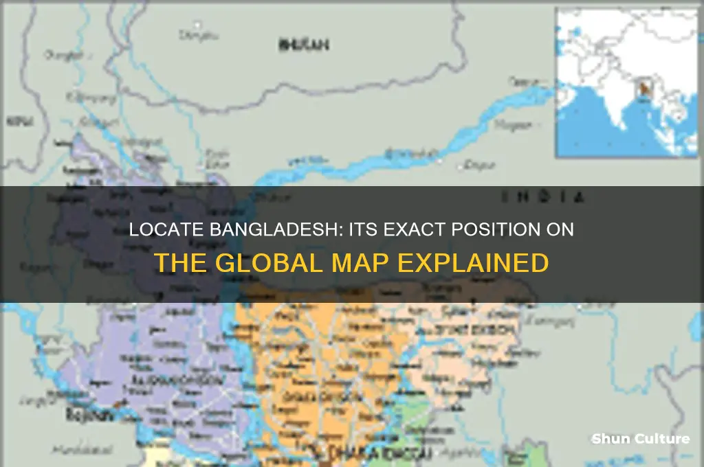 where bangladesh in world map