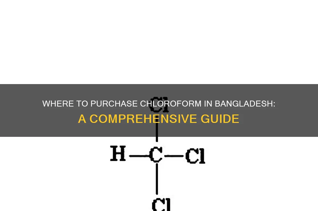 where can I buy chloroform in bangladesh