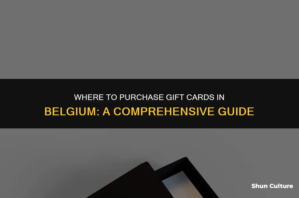 where can I buy gift card in belgium