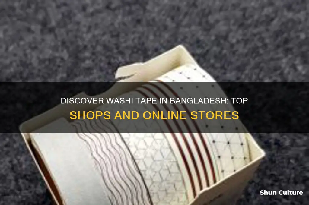 where can I buy washi tape in bangladesh