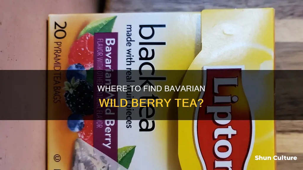 where can I find bavarian wild berry tea by lipton