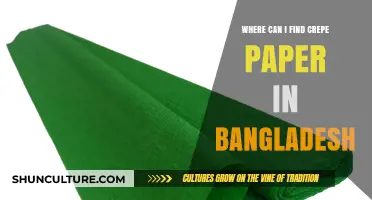Where to Buy Crepe Paper in Bangladesh: A Comprehensive Guide