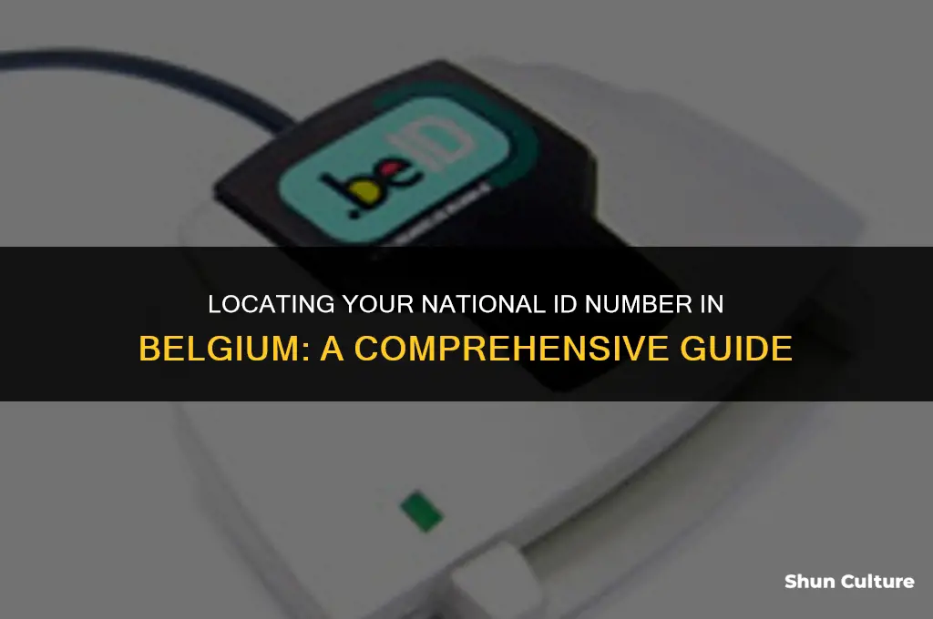 where can I find my national id number belgium