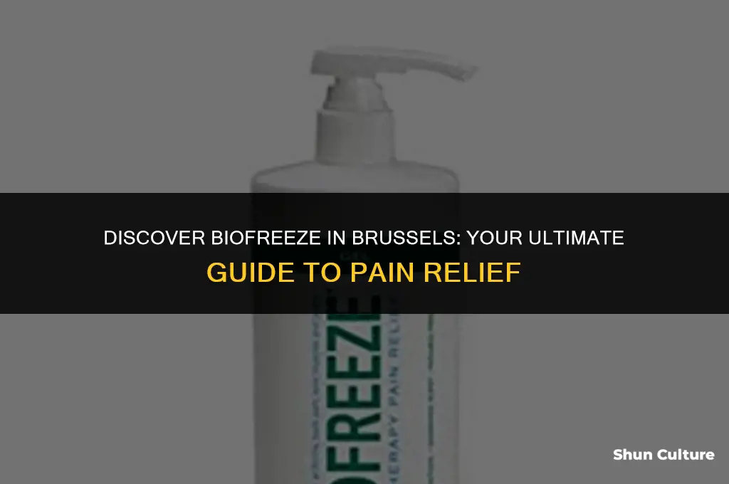 where can I get biofreeze in brussels belgium