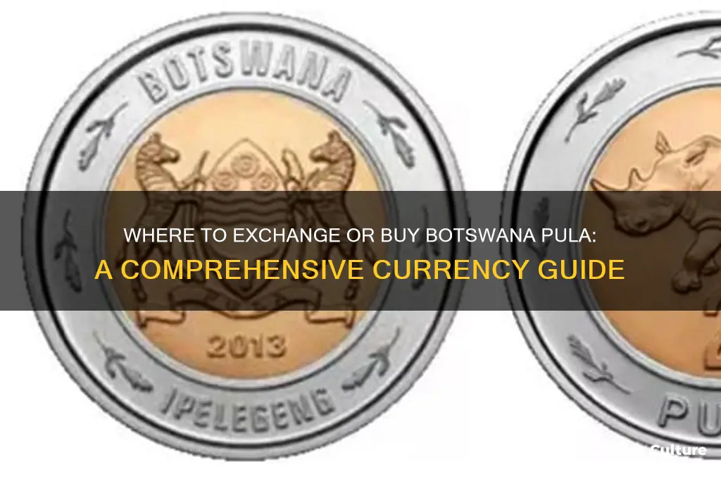 where can I get botswana currency