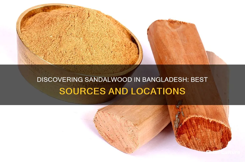 where can I get sandalwood in bangladesh