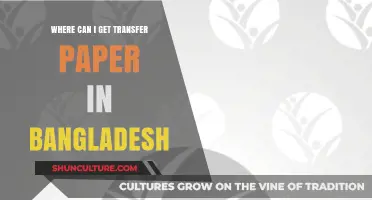 Where to Buy Transfer Paper in Bangladesh: A Comprehensive Guide