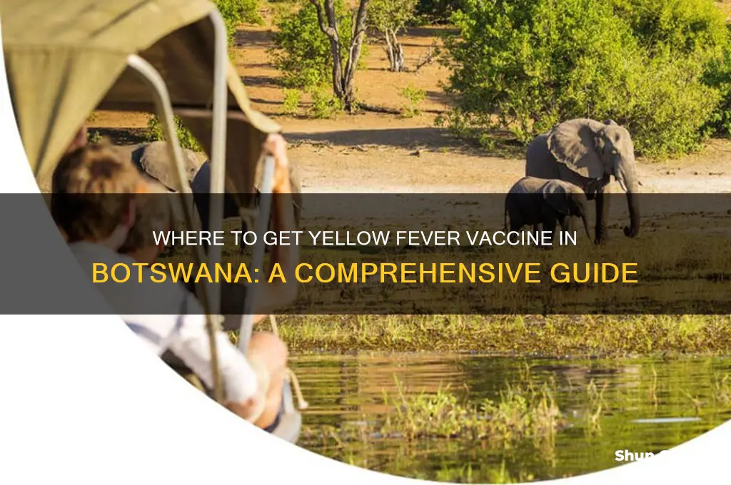 where can I get yellow fever vaccine in botswana