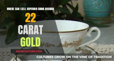 Selling Superior China: 22-Carat Gold Bavaria Treasures