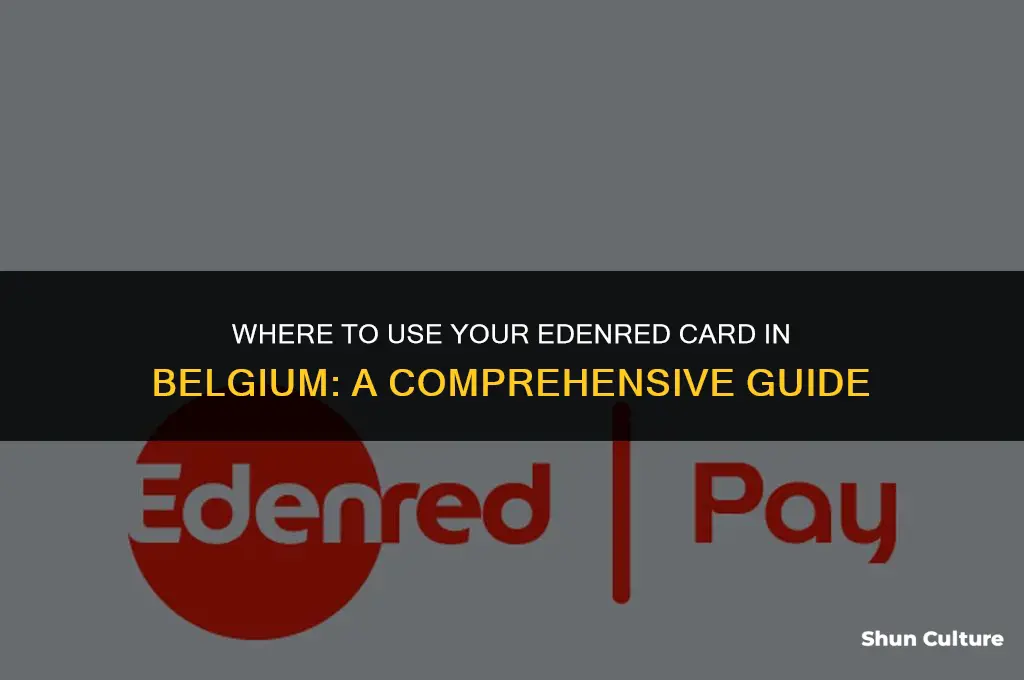 where can I use my edenred card belgium
