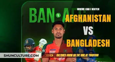 Afghanistan vs Bangladesh: Where to Watch the Match Live