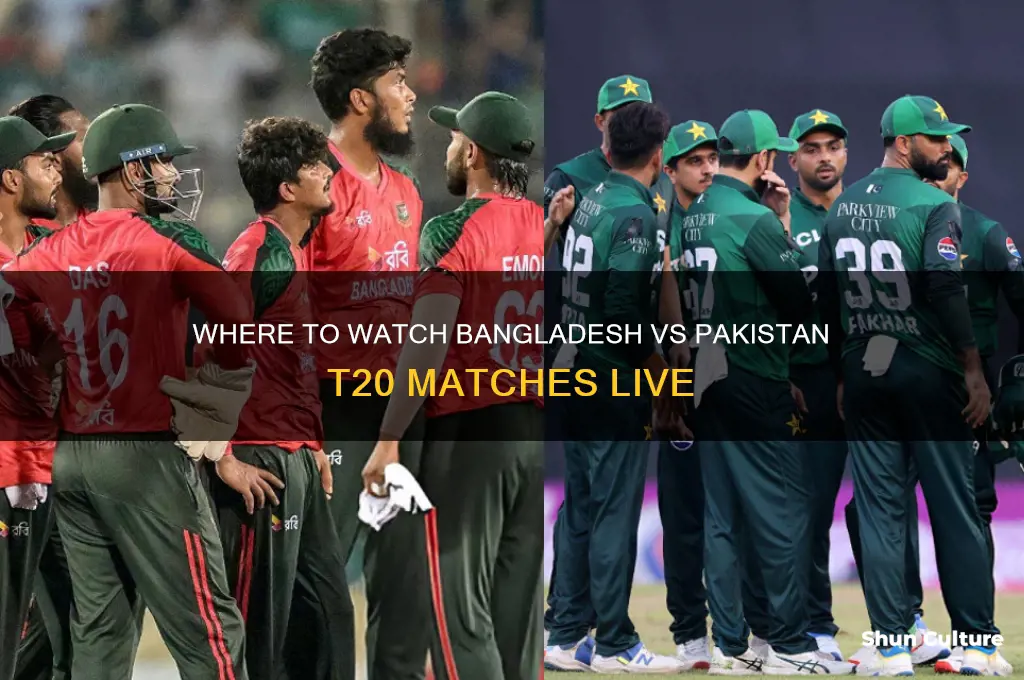 where can I watch bangladesh vs pakistan t20