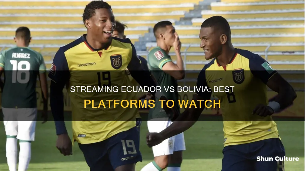 where can I watch ecuador vs bolivia