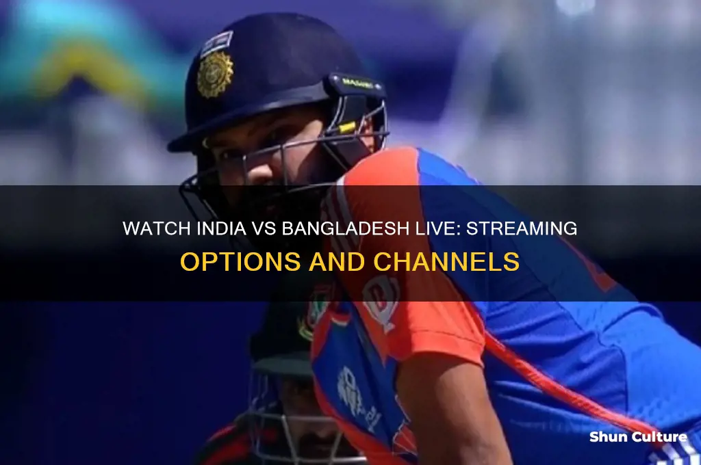 where can I watch ind vs bangladesh live