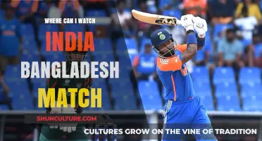 Where to Watch India vs Bangladesh Match Live: Streaming Guide