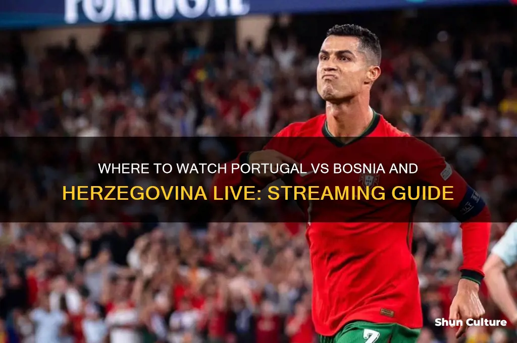 where can I watch portugal vs bosnia and herzegovina