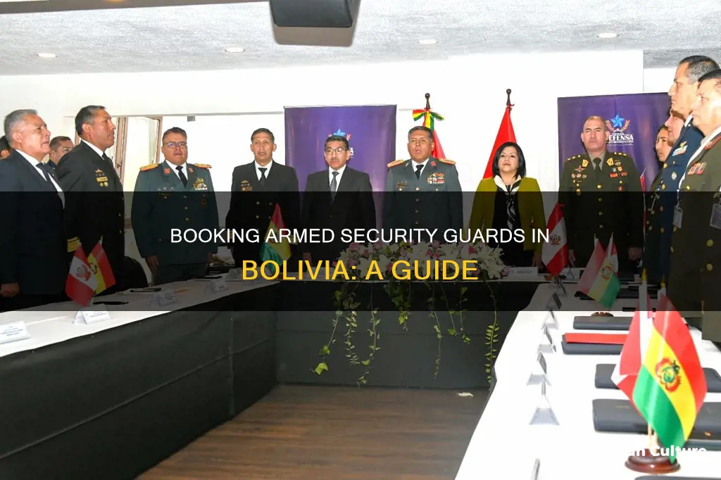 where can you book armed security guards in bolivia