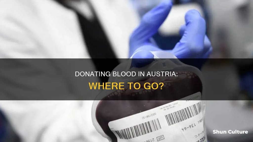 where can you donate blood if you lived in austria
