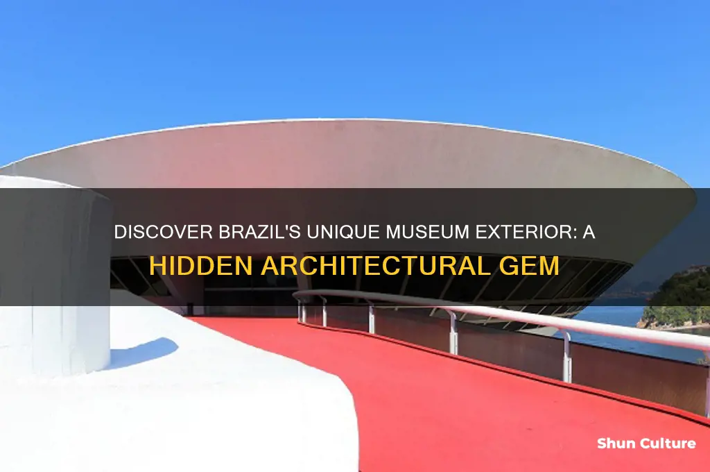 where can you find this unusual museum exterior in brazil