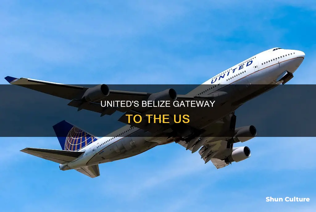 where can you fly from belize on united