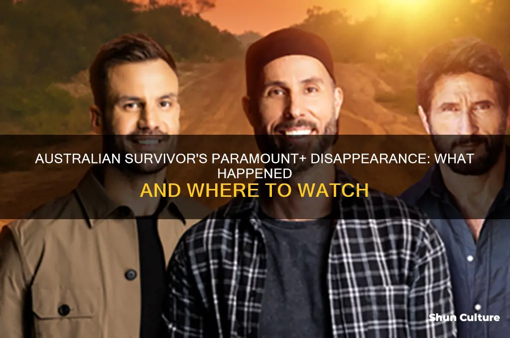 where did australian survivor go on paramount plus