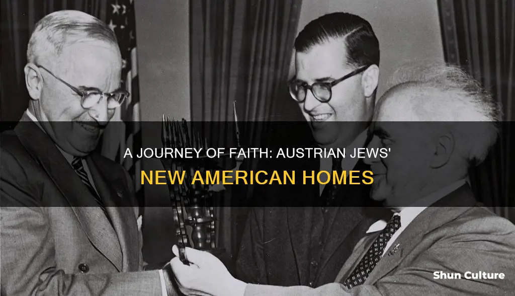 where did austrian jews settle in america