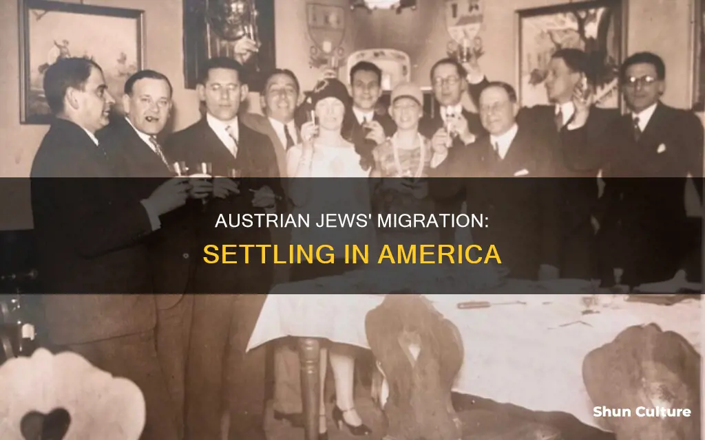 where did austrian jews settle in america