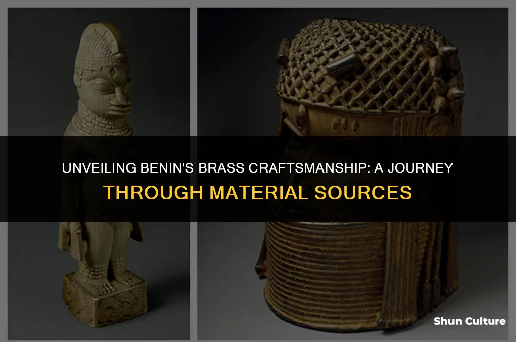where did benin get materials to make brass
