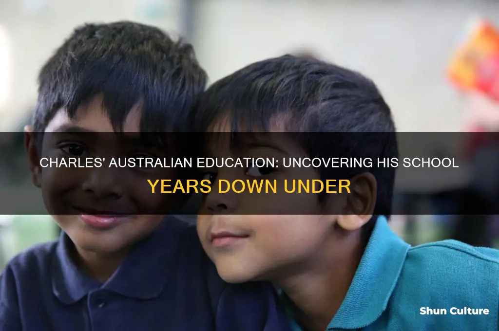 where did charles go to school in australia