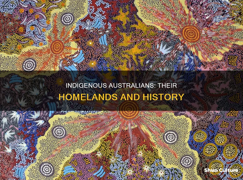 where did indigenous people live in australia for kids