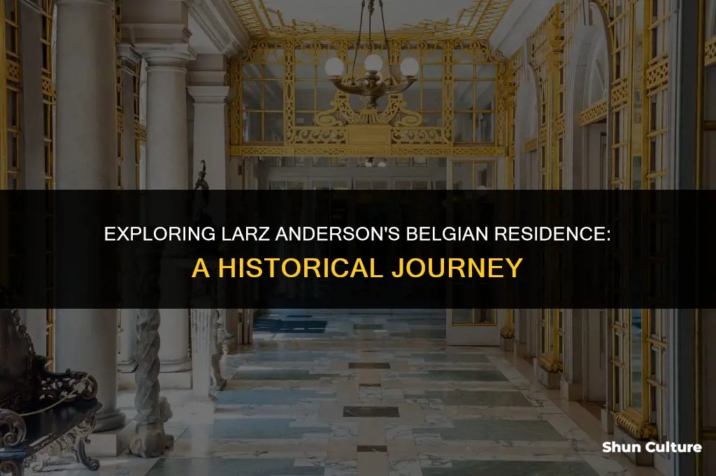 where did larz anderson live in belgium