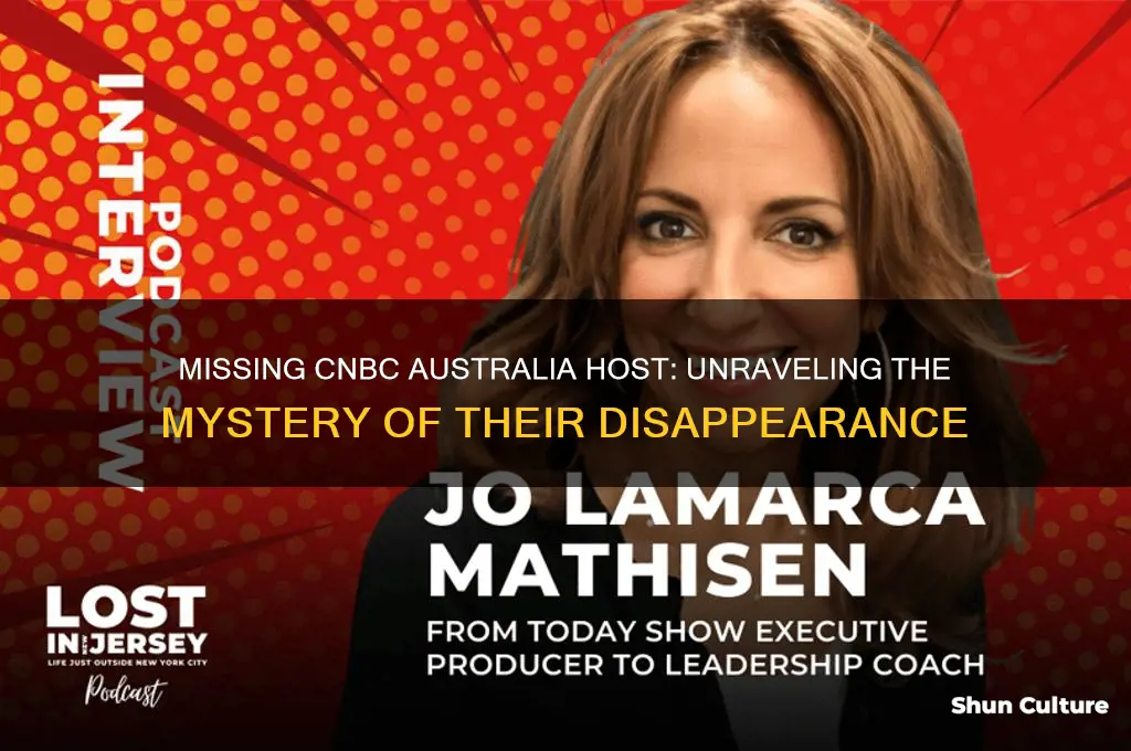 where did the australian host from cnbc go
