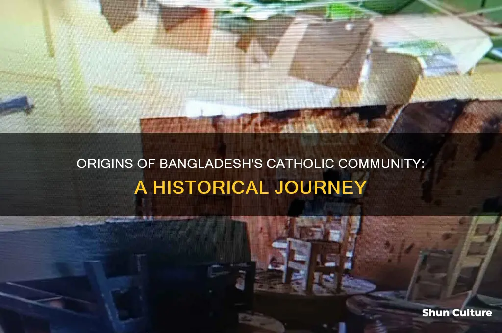 where did the catholic people in bangladesh come from