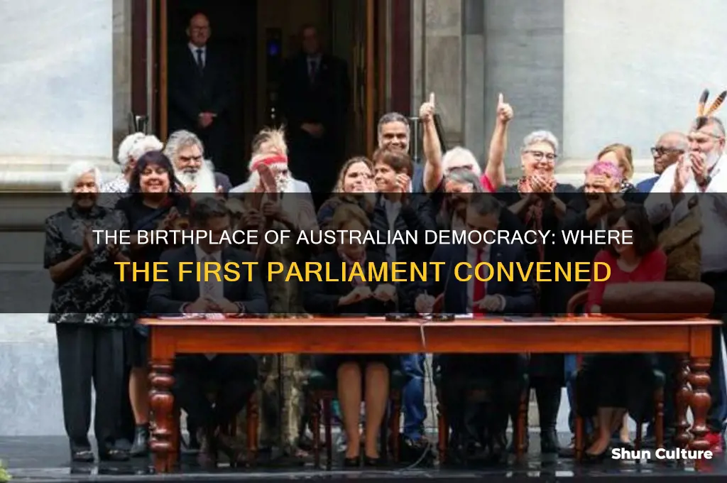 where did the first australian parliament sit