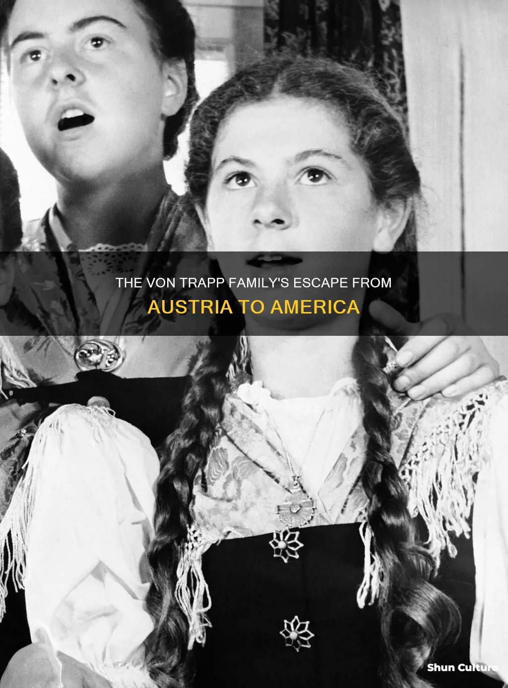 where did the von trapp family escape to from austria
