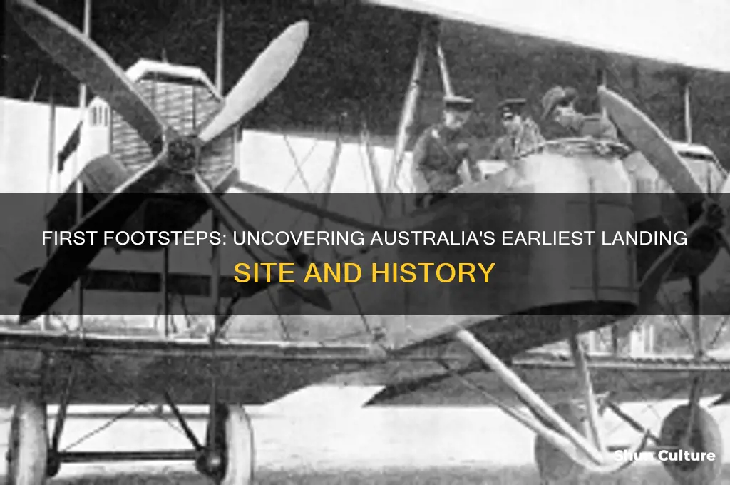 where did we land first in australia