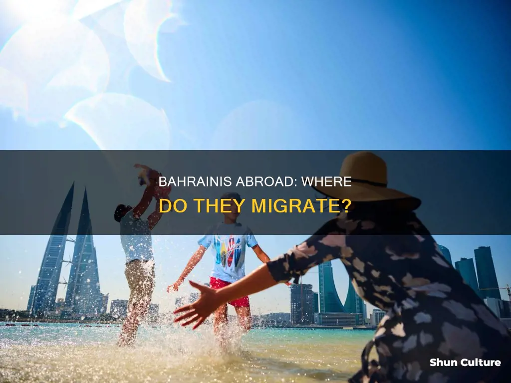 where do bahraini citizens who leave bahrain go to live