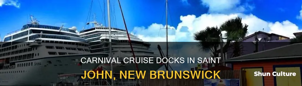 where do carnival cruise dock in st john new brunswick