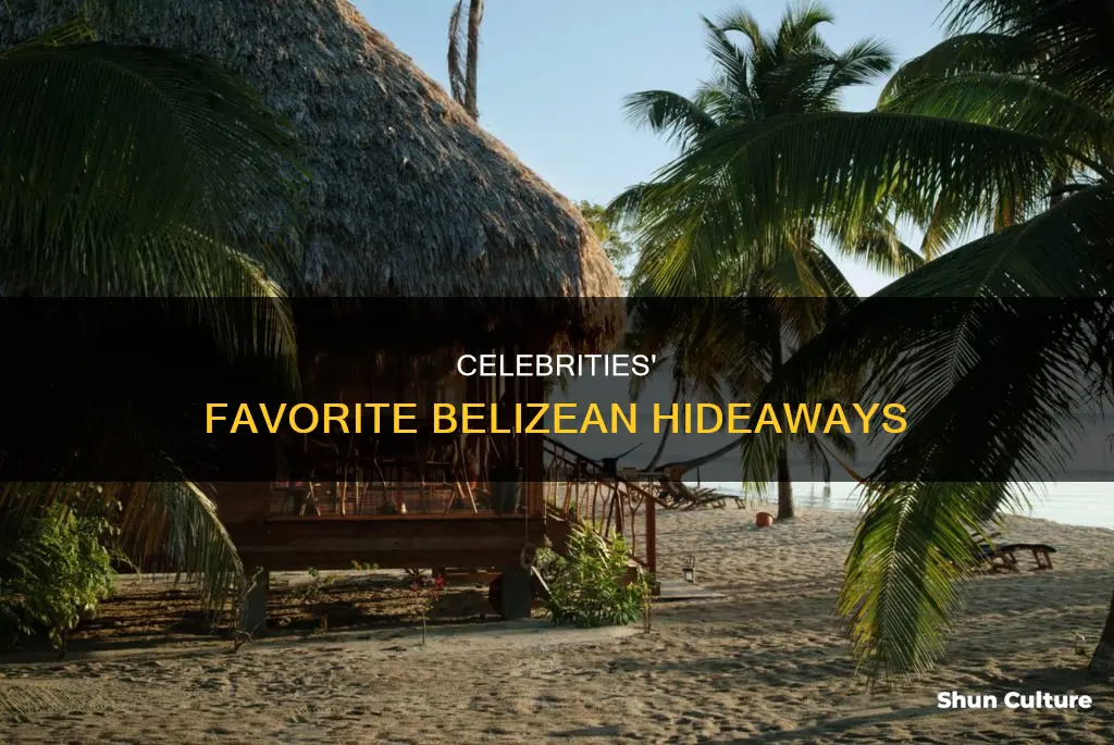 where do celebrities stay in belize