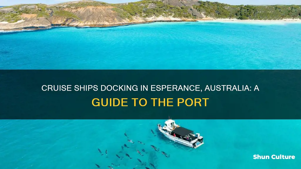 where do cruise ships dock in esperance australia