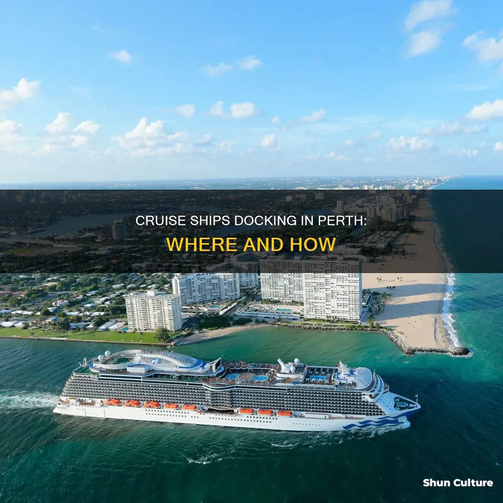 where do cruise ships dock in perth australia