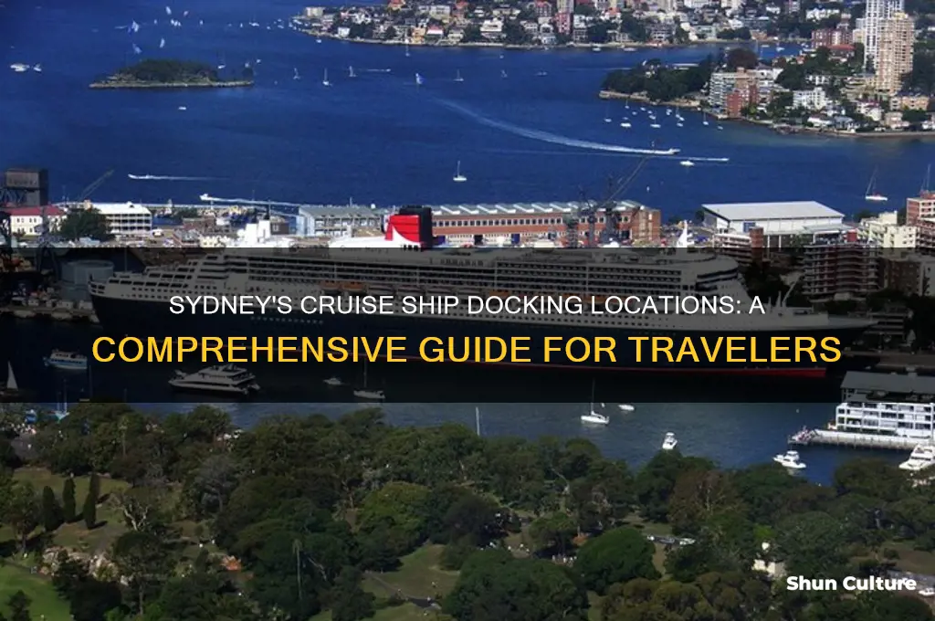 where do cruise ships dock in sydney australia