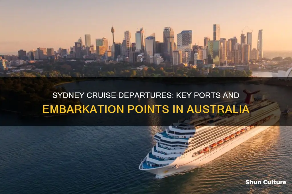 where do cruise ships leave from sydney australia