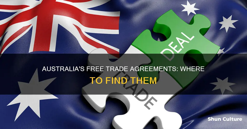 where do I find a free trade agreement for australia