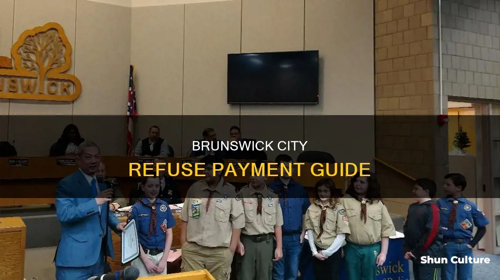 where do I pay brunswick city refuse