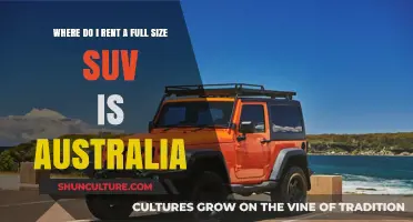 Renting a Full-Size SUV: Exploring Australia's Options